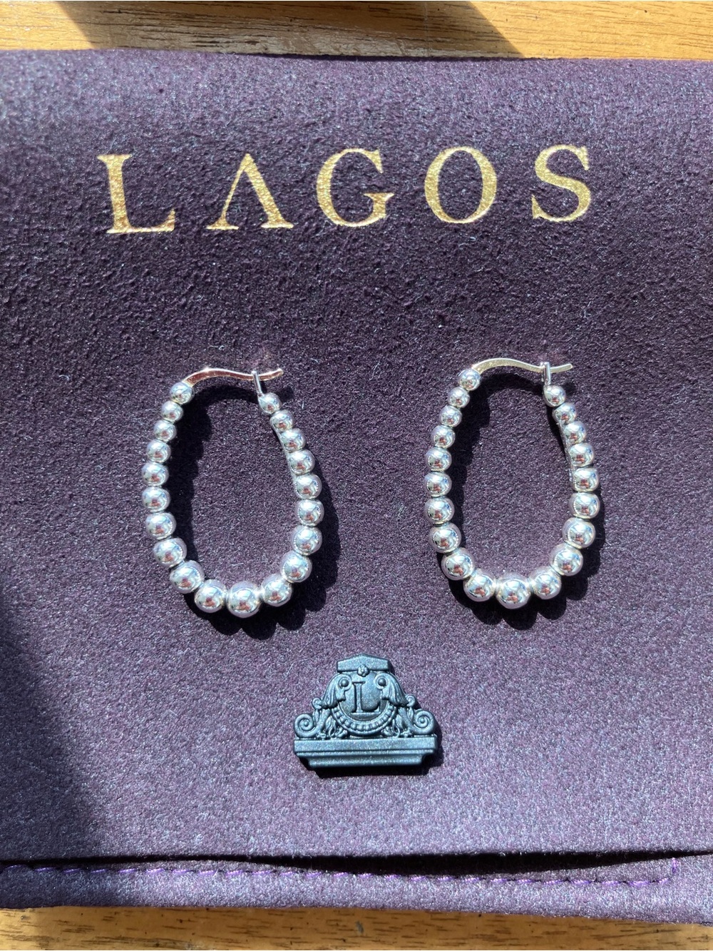 LAGOS Caviar Bubbly Hoop Earrings - Picture 3 of 7